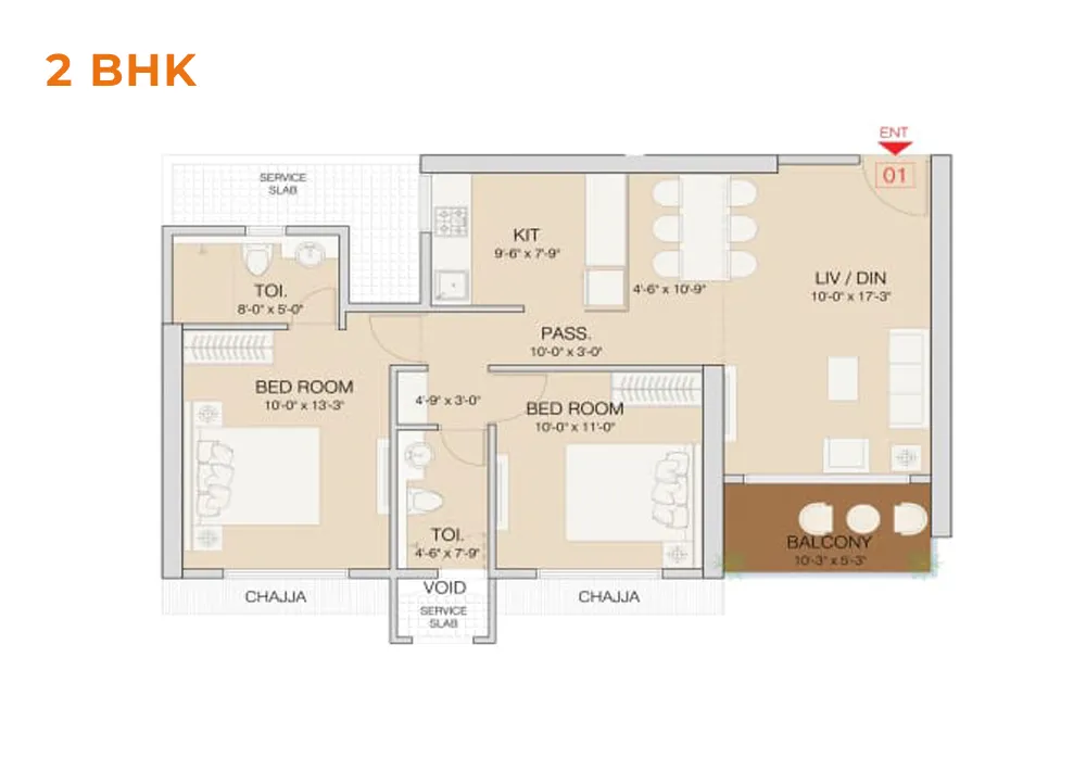 2 BHK